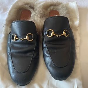 Gucci Fur Lined Slides